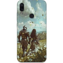 Gramaphone Xiaomi Redmi Note 7 Uyumlu Retro Desenli Telefon Kılıfı + Ekran Koruyucu - 5843