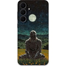 Gramaphone Galaxy S25 Fe Uyumlu Retro Desenli Telefon Kılıfı + Ekran Koruyucu - 5844