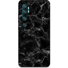 Gramaphone Xiaomi Mi Note 10 Uyumlu Mermer Desenli Telefon Kılıfı + Ekran Koruyucu - 5815