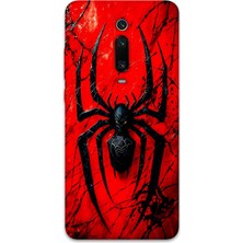 Gramaphone Xiaomi Mi 9t Uyumlu Spiderman Desenli Telefon Kılıfı + Ekran Koruyucu - 5932