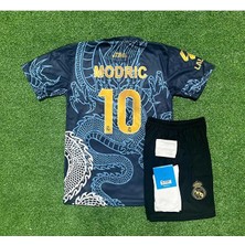 FRAGOLA R.e.a.l.m.a.d.r.i.d 2024/25 Sezonu Luka Modric Dragon Desenli Konsept Çocuk Forması 4'lü Set