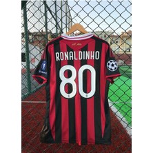 FRAGOLA A.c Milan 2009/2010 Sezonu Ronaldinho Nostalji Forması