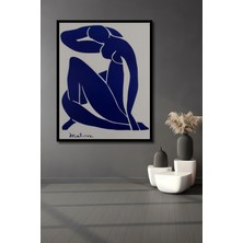 Teona Ahşap Çerçeve Görünümlü Matisse Soyut Figüratif Ahşap Mdf Dekoratif Tablo Dikdörtgen Tablo