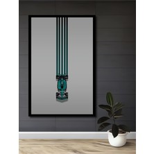 Teona Ahşap Çerçeve Görünümlü Formula 1 Araba Temalı Dekoratif Ahşap Mdf Tablo Dikdörtgen Tablo