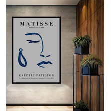 Teona Ahşap Çerçeve Görünümlü Matisse Ilhamlı Soyut Ahşap Mdf Dekoratif Ev Duvar Tablo Dikdörtgen Ev Duvar Tablo