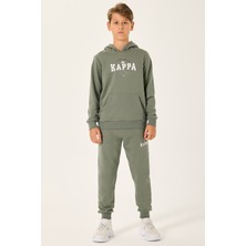 Kappa 3 Iplik Kapüşonlu Eşofman TAKIMI-33244WW