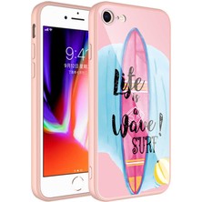 iPhone 7 Uyumlu Kamera Korumalı Desenli Sert Silikon Aden Epoksi KAPAK-NO10