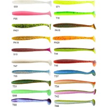 Lucky John S-Shad Tail 3.8'' (9.65 Cm) 5 Adet Silikon Yem