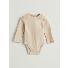 Lc Waikiki Yeni Sezon Bisiklet Yaka Erkek Bebek Çıtçıtlı Bodysuit