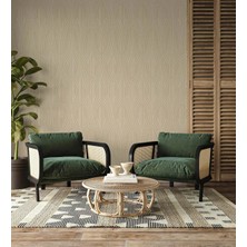 Adawall Modern Harmony Design Duvar Kağıdı, Icon 24102-3, Altın Rengi ,1.06X15.6 M - 16.5 M²