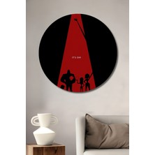 Teona Ahşap Inanılmaz Aile Dekoratif Ahşap Mdf Ev/işyeri Duvar Tablo Yuvarlak Ev/işyeri Duvar Tablo