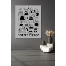 Teona Ahşap Kahve Aşkı Dekoratif Ahşap Mdf Ev/işyeri Duvar Tablo Dikdörtgen Ev/işyeri Duvar Tablo