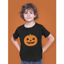Bumeta Halloween Pumpkin Face Bal Kabağı Çocuk Tişört T-Shirt
