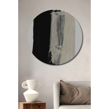 Teona Ahşap Soyut Sanat Renk Patlaması Dekoratif Ahşap Mdf Ev/işyeri Duvar Tablo Yuvarlak Ev/işyeri Duvar Tablo