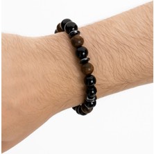 Zenaura Kaplangözü Doğaltaş Bileklik 10MM