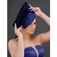 Magic Tiara Çiçek ve Boncuk Detaylı Zarif Kadın Davet Kepi – Özel Gün, Nikah ve Nişan Şapkası