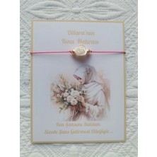 İ&DBABY 24 Adet Kişiye Özel Gül Inci Model Düğün Nikah Nişan Söz Kına Hatırası Dağıtmalık Hediyelik Bileklik