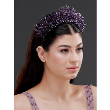 Magic Tiara Kristal Detaylı Işıltılı Gelin, Kutlama Tacı – Zarif Taşlı Düğün, Nişan ve Kına Saç Aksesuarı