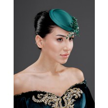 Magic Tiara Inci ve Kristal Detaylı Zarif Nikah, Nişan, Davet Kepi