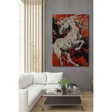 Teona Ahşap Unicorn Soyut Sanat Dekoratif Ahşap Mdf Ev/işyeri Duvar Tablo Dikdörtgen Ev/işyeri Duvar Tablo