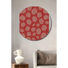 Teona Ahşap Dekoratif Ahşap Mdf Ev/işyeri Duvar Tablo Çiçek Pazarı Barcelona Yuvarlak Ev/işyeri Duvar Tablo