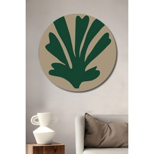 Teona Ahşap Matisse Ilhamıyla Soyut Ahşap Mdf Dekoratif Ev/işyeri Duvar Tablo Yuvarlak Ev/işyeri Duvar Tablo