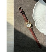 Retro Minimal Deri Kordon Vintage Kadın Kol Saati