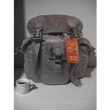 Old Cotton Cargo Kaliteli Tek Gözlü Vintage Disayn Unisex Sırt Günlük Okul Gezi Kamp Trekking Çantası Kc Ahtapot Bag