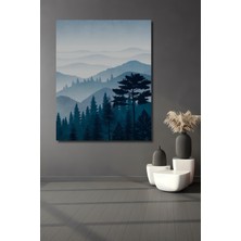 Teona Ahşap Sisli Dağlar Ahşap Mdf Dekoratif Ev/işyeri Duvar Tablo Dikdörtgen Ev/işyeri Duvar Tablo
