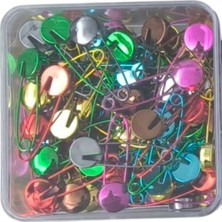 Zmc Bilişim Çengelli Iğne Kilitli Bebe Renkli Küçük 100 Adet