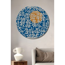 Teona Ahşap Fauvist Sanat Dekoratif Ahşap Mdf Ev/işyeri Duvar Tablo Yuvarlak Ev/işyeri Duvar Tablo