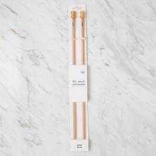 Zmc Bilişim La Mia Whitewood 6 mm 36 cm Ahşap Örgü Şişi