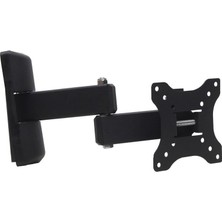 Powermaster PWR-H24 10''-27'' Çift Kollu Kilitli Hareketli Tv Duvar Askı Aparatı