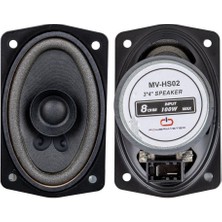 Magicvoice MV-HS02 3x4'' 7.5X10 cm 8 Ohm Max 100 Watt Oval Oto Hoparlör
