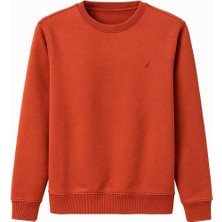 CGA Erkek Bisiklet Yaka Sweatshirt Yumuşak Dokulu Sweatshirt