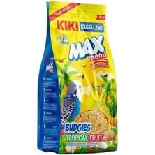 Kiki Excellent Max Menu Tropikal Meyveli Muhabbet Kuşu Yemi 500 gr