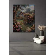 Teona Ahşap Gül Bahçesi Ahşap Mdf Dekoratif Ev/işyeri Duvar Tablo Dikdörtgen Ev/işyeri Duvar Tablo