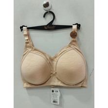 Nergiz Kadın Balensiz Desteksiz Pamuklu Toparlayıcı Ten Sütyen