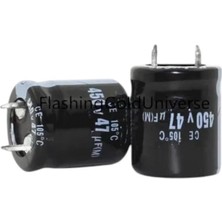 OEM 47 Mf 450 Volt Snap Kısa Bacak Kondansatör