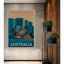 Teona Ahşap Sidney Opera Evi Ahşap Mdf Dekoratif Ev/işyeri Duvar Tablo Dikdörtgen Ev/işyeri Duvar Tablo