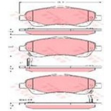 TRW Mtxdpn Fren Balatasi Ön (Toyota :avensis 1.8)