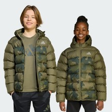 Adidas Sportswear JL7398 Synthetic Down Allover-Print Jacket Kids