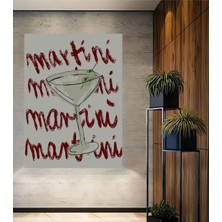 Teona Ahşap Martini Aşkı Dekoratif Ahşap Mdf Ev/işyeri Duvar Tablo Dikdörtgen Ev/işyeri Duvar Tablo