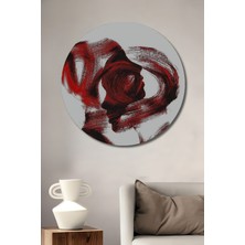Teona Ahşap Tutku Soyut Sanat Dekoratif Ahşap Mdf Ev/işyeri Duvar Tablo Yuvarlak Ev/işyeri Duvar Tablo