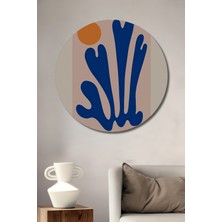 Teona Ahşap Henri Matisse Soyut Sanat Ahşap Mdf Dekoratif Ev/işyeri Duvar Tablo Yuvarlak Ev/işyeri Duvar Tablo