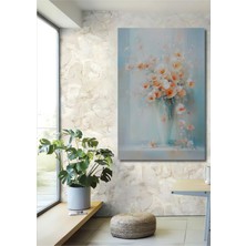 Teona Ahşap Pastel Çiçek Aranjmanı Dekoratif Ahşap Mdf Ev/işyeri Duvar Tablo Dikdörtgen Ev/işyeri Duvar Tablo
