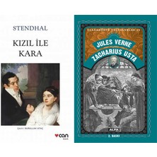 Can Yayınları Kızıl Ile Kara (Yeni Beyaz Kapak) + Zacharius Usta
