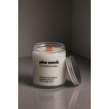 Basement : Pine Woods : Cam Kavanozda Kokulu %100 Soya Mum (Çam, Sandal, Okaliptüs, Sedir)