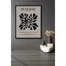 Teona Ahşap Dekoratif Ahşap Dikdörtgen Tablo Matisse Sanatı Çerçeve Görünümlü