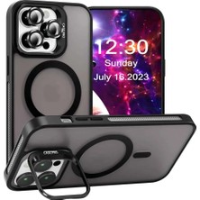 FitCase iPhone 14 Pro Max Kılıf Armor Seri Magsafe Uyumlu Stand Özellikli Kamera Lensli Kapak